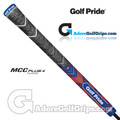 Golf Pride MCC Plus 4 Teams Grips - Black / Navy / Orange