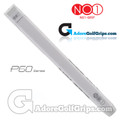 NO1 Grip P60 Series Straight Mid Jumbo Putter Grip - White / Silver