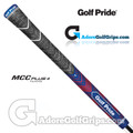 Golf Pride MCC Plus 4 Teams Grips - Black / Navy / Red