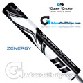 SuperStroke ZENERGY Tour 5.0 Tech-Port Putter Grip - Black / White