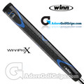 Winn Pro X 1.32" Jumbo Paddle Lite Putter Grip - Black / Blue