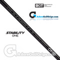 BGT Stability Tour Spec One Straight Stepless Putter Shaft (115g) - Carbon Fibre / Black