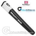 Evnroll Gravity Grip GG3 Palm Lock Jumbo Putter Grip - White / Black