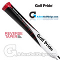 Golf Pride Reverse Taper Pistol Large Jumbo Putter Grip - Black / White / Red