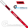 KBS Max HL High Launch Wood Shaft (40g-45g) - 0.335" Tip - Red Gloss