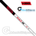 KBS Max HL High Launch Wood Shaft (40g-45g) - 0.335" Tip - White Gloss