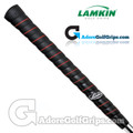 Lamkin Perma Wrap Classic Jumbo Golf Grips - Black / Red