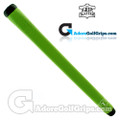 The Grip Master Montana Cow Leather Stitchback Pistol Putter Grip - Lime Green