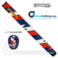 TourMARK Loudmouth Captain Thunderbolt Midsize Pistol Putter Grip - Blue / Red / White