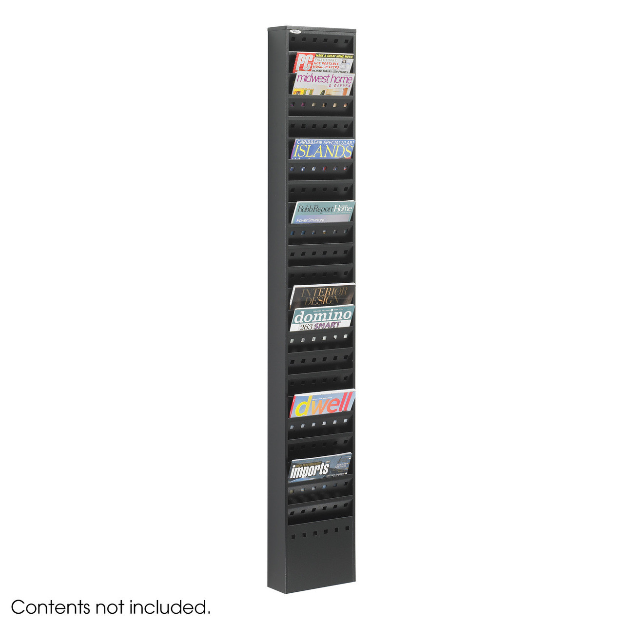 Snf Magazine Rack Safco 23-Pocket Steel Magazine Rack - Everything For Offices