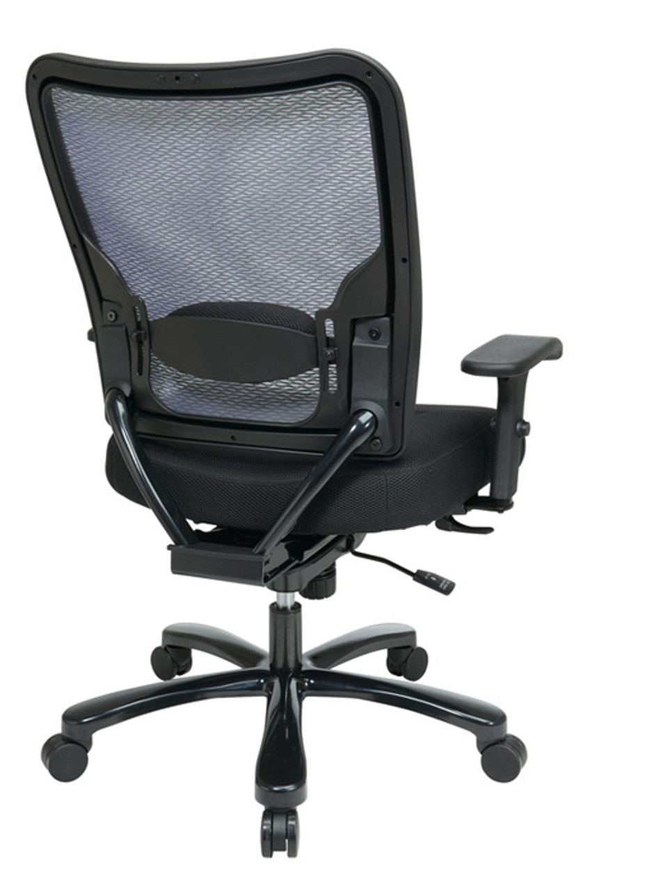 black airgrid back office chair