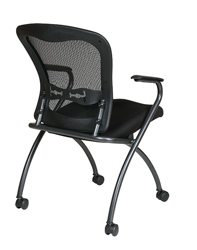 Office Star Deluxe Folding Chair with ProGrid Back