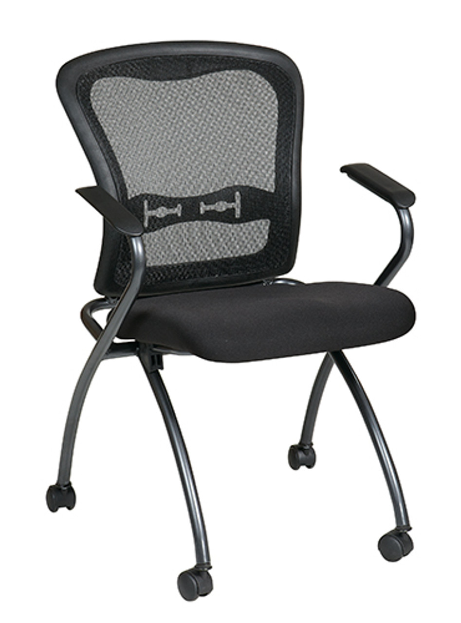 Office Star Deluxe Folding Chair With ProGrid Back 2 Pack   84440 30 0  99488.1595610735 