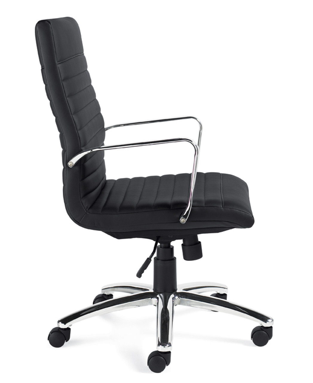 Offices To Go -Pneumatic Tilter Executive Chair w/fixed height molded arms  w/padded armrests - Everything For Offices