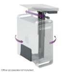 Safco Ergo-Comfort Swivel Mount CPU Holder