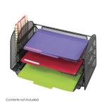 Safco Onyx One Upright/Three Horizontal Sections