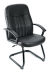 Boss Executive Leather Budget Guest Chair B8109