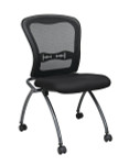 Office Star Deluxe Armless Folding Chair With ProGridÂ Back, (2-Pack) 84220-30