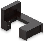 Offices To Go Layout SL-15 U-Shape Desk with Hutch