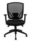 Offices To Go - Mesh Synchro-Tilter Chair with height adjustable arms