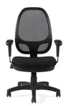 Offices To Go Mesh Seating-Tilter Chair with Arms (OTG11641-MS20)