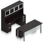 Offices To Go Layout SL-2, Desk & Credenza Set