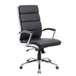 OfficeSource - Merak - Executive High Back with Chrome Base