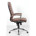 OfficeSource - Merak - Executive High Back with Chrome Base