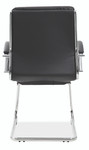 OfficeSource - Merak - Executive Guest Sled Base with Chrome Frame