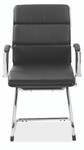 OfficeSource - Merak - Executive Guest Sled Base with Chrome Frame