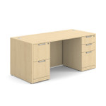 OfficeSource OS Laminate Double Full Pedestal Desk - DBLFDOS101