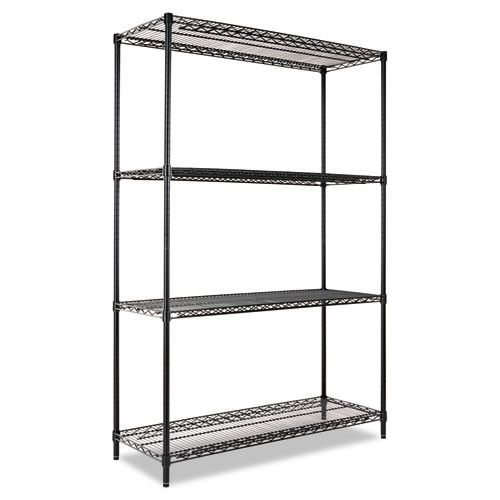 Alera 4-Tier 48 x 24 x 72 NSF Wire Rack