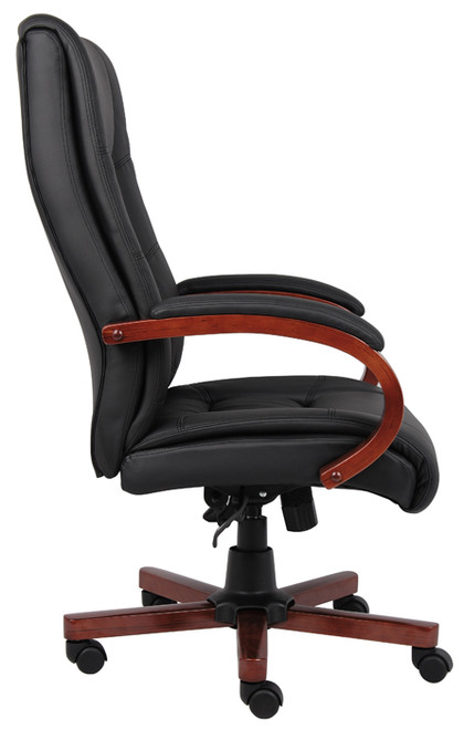 Boss B9331 Pillow-Top CaressoftPlus High-Back Executive Office Chair