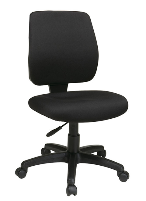 Office Star Task Chair with Ratchet Back Height Adjustment without Arms 33101-30