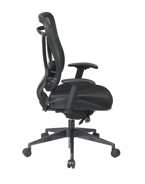 Office Star Executive High Back Chair with Breathable Mesh Back and Mesh Seat 818-31G9C18P Office Star Executive High Back Chair with Breathable Mesh Back and Mesh Seat 818-31G9C18P