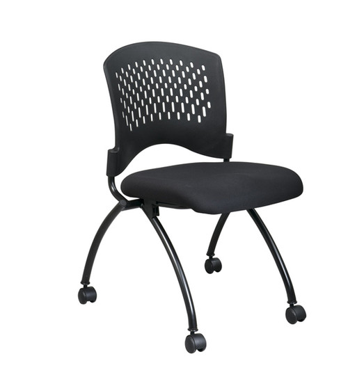 Office Star Deluxe Armless Folding Chair (2-Pack) (83220-30