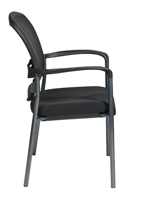 Office Star Visitors Chair with Arms and ProGridÂ Back