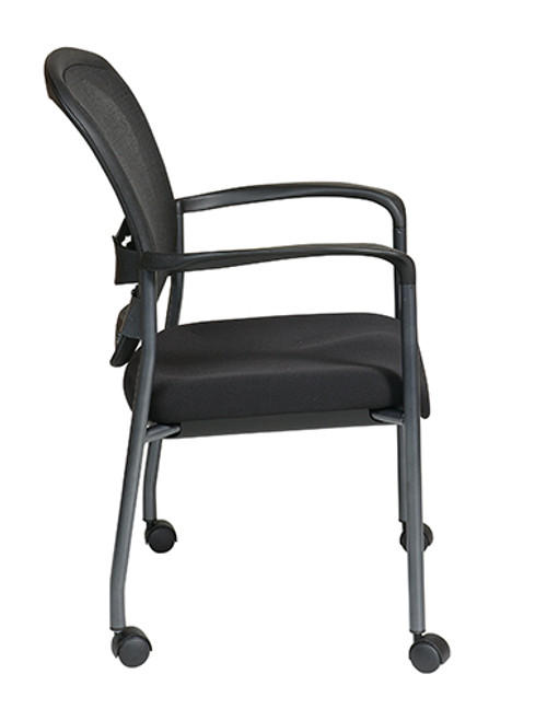 Office Star Visitors Chair with Arms and Breathable Mesh ProGridÂ Back 84540-30