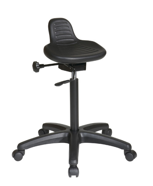 Office Star Saddle Seat Stool with Seat Angle Adjustment and Glides Office Star Saddle Seat Stool with Seat Angle Adjustment and Glides