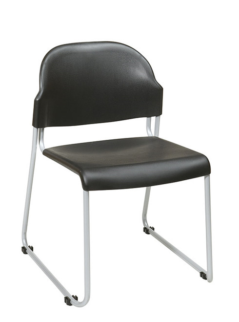 Office Star Stack Chair with Plastic Seat and Back STC3230