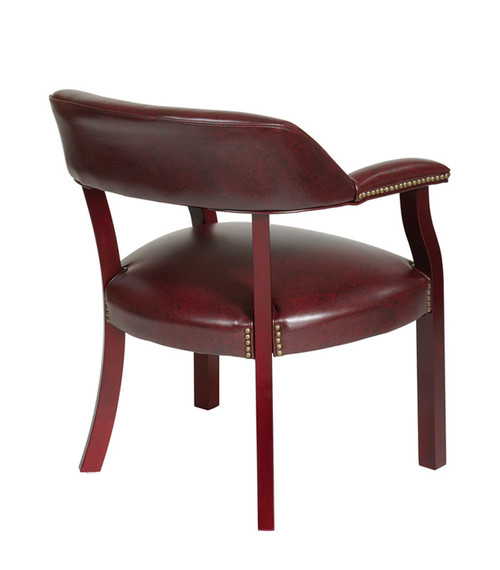 Office Star Traditional Guest Chair with Wrap Around Back