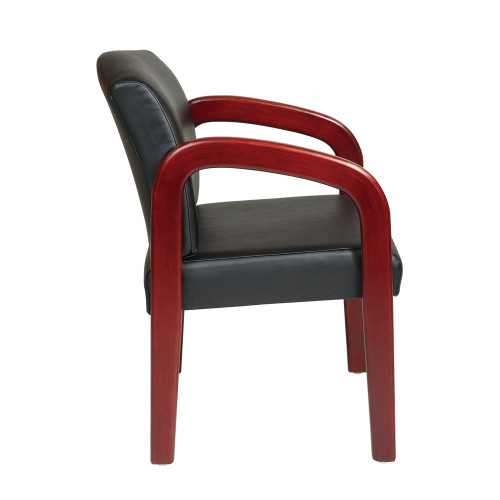 Office Star Cherry Finish Visitors Chair