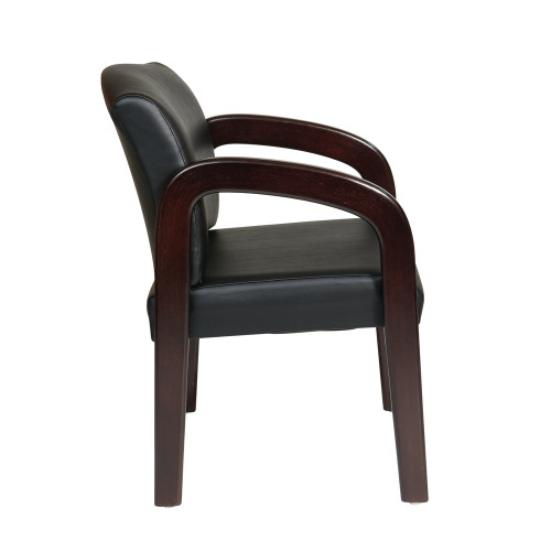 Office Star Espresso Finish Visitors Chair