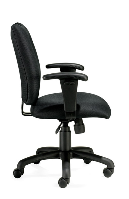 Offices To Go - Pneumatic Tilter Chair w/height adjustable armrests