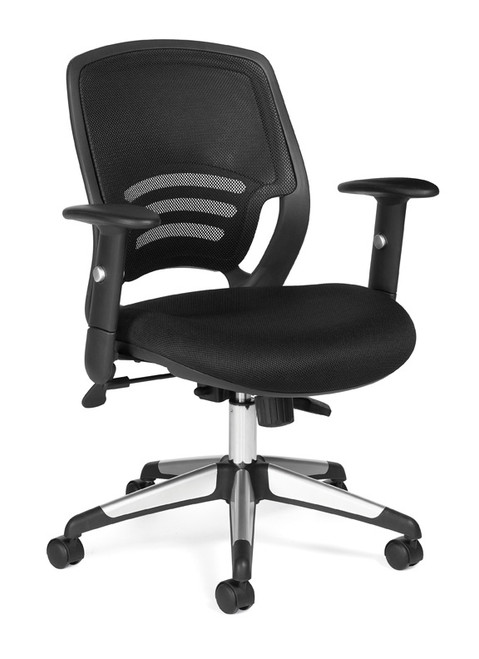 OFFICES TO GO-Mesh Seating-Medium back tilter chair OTG11686-MS20