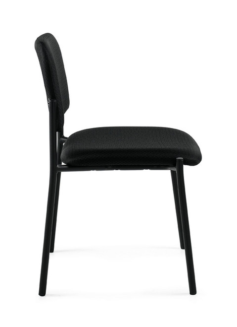 OFFICES TO GO-Stack & Guest Seating-Stacking armless chair. Ships fully KD OTG2748-QL10