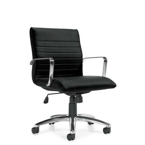 Offices To Go - Mid Back Luxhide Conference Chair