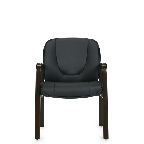 Offices To Go - Guest chair with Espresso Finish