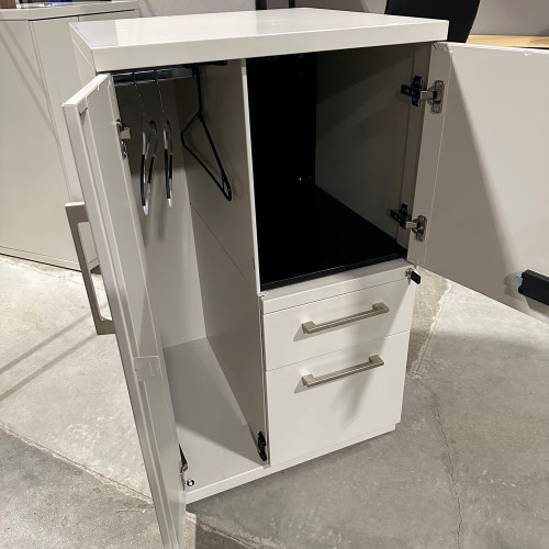 Pre-Owned Haworth 41"High Wardrobe Cabinet, 24"W x 24"D