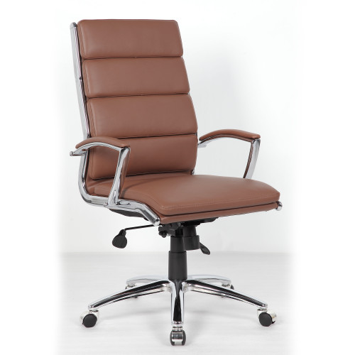 OfficeSource - Merak - Executive High Back with Chrome Base